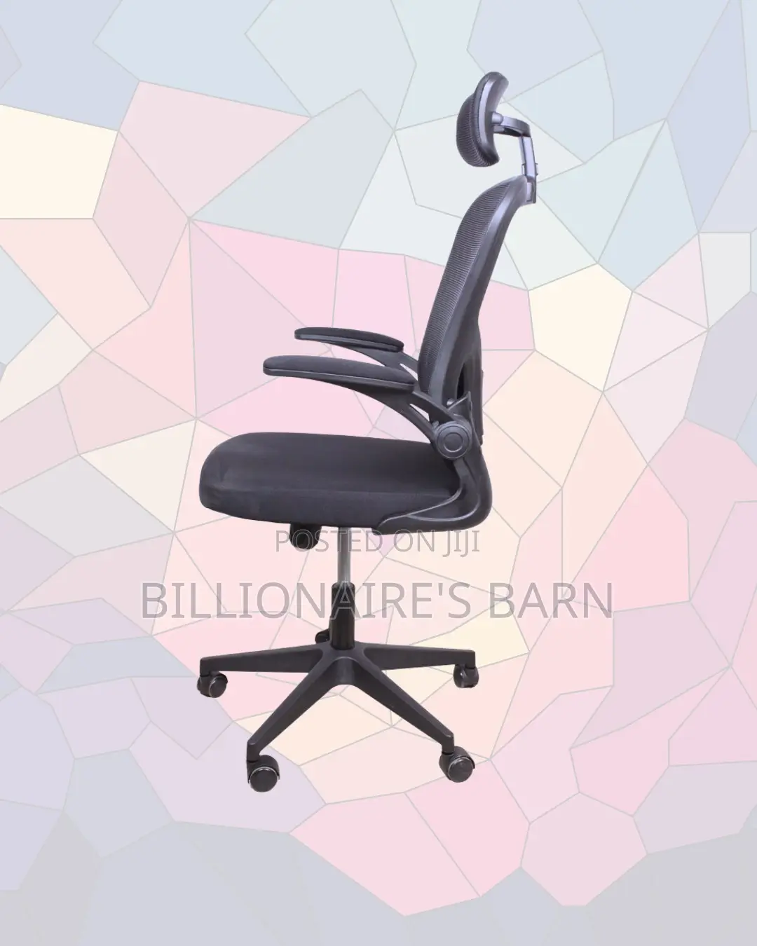 Plush Grey Ergonomic Office Chair | Scratch-Resistant Finish