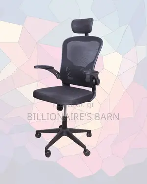 Plush Grey Ergonomic Office Chair | Scratch-Resistant Finish