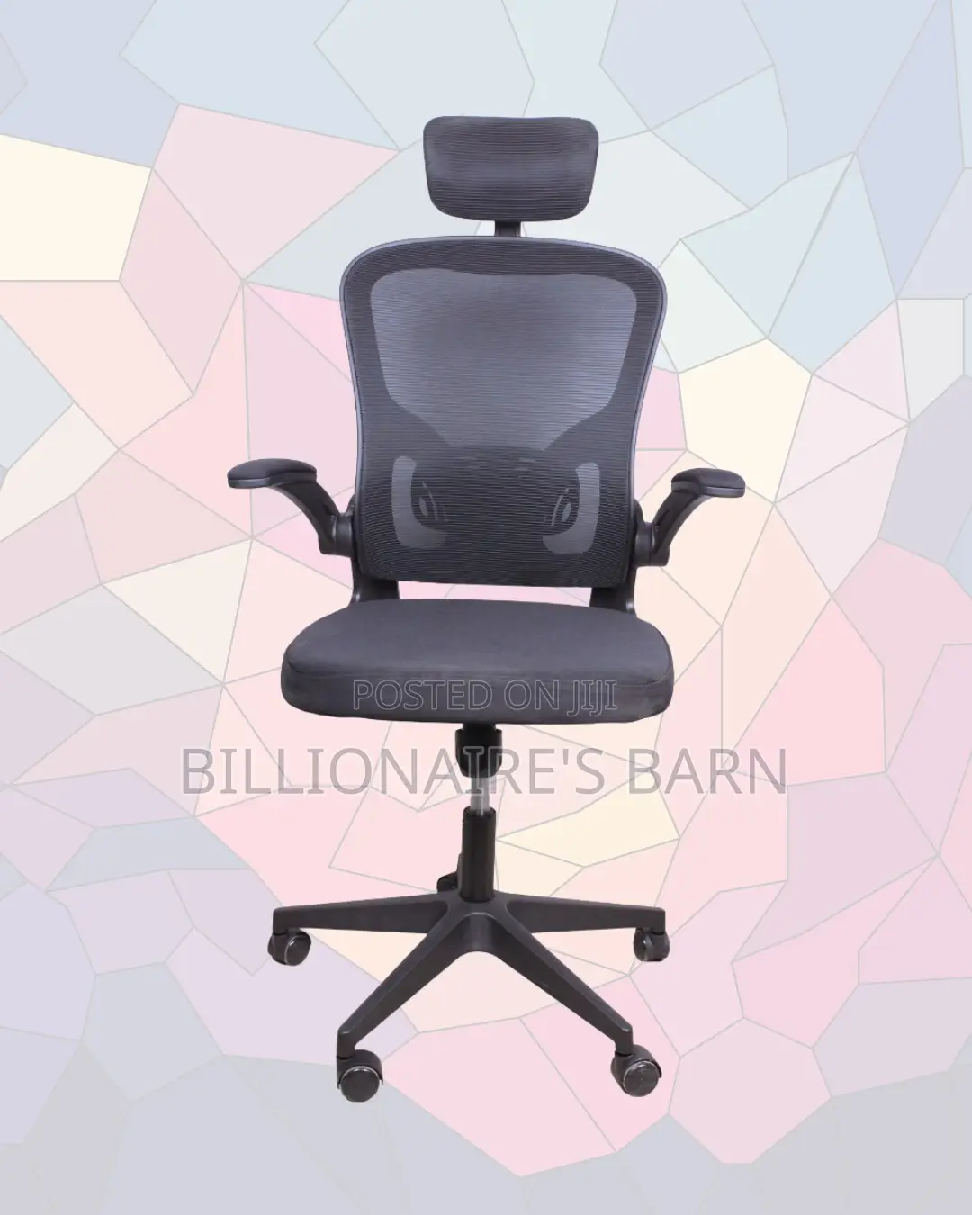 Plush Grey Ergonomic Office Chair | Scratch-Resistant Finish