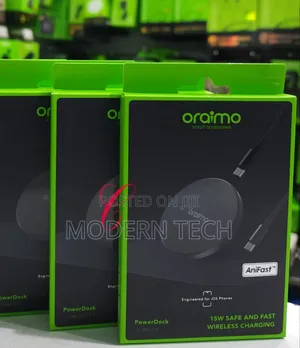 Oraimo Powerdock 15w Magnetic Wireless Charging Pad Owh-1151