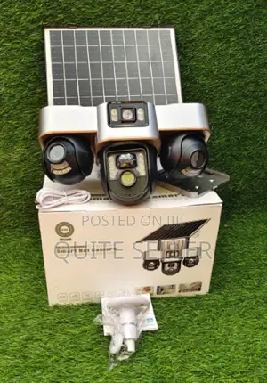 3 Lens Wireless Solar Security PTZ Camera V380 Pro Outdoor 4g CCTV