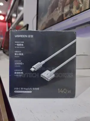 The Ugreen Usb-C to Magsafe 3 Braided Charging Cable.