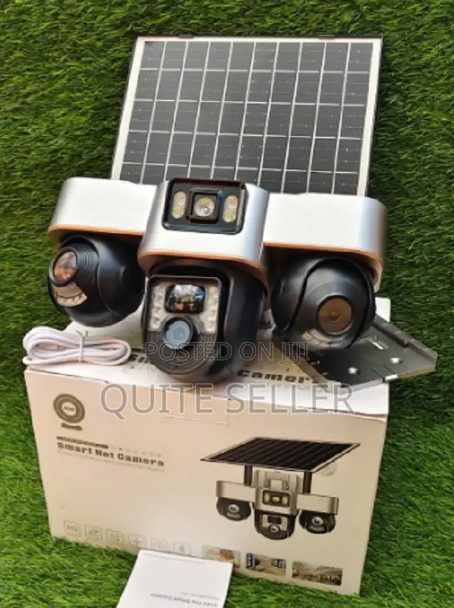 V380 4g Wireless PTZ Solar Camera - Tf Card Storage Without Network
