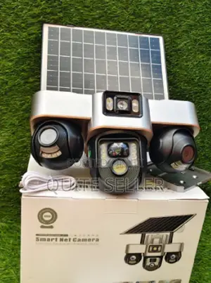 V380 Triple Lens 4g Solar PTZ Camera 1080p Full Hd Video Quality