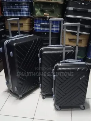 3in1 Unbreakable Luxurious Rubber Suitcase