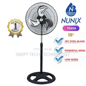 Standing Fan Nunix 18inches With Metal Steel