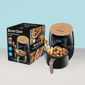 Silvercrest 6 Litres Air Fryer 2400 Watts Hot Air Cooking With Timer