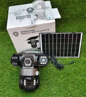 4g Solar Tripple Lens Sun Rechargable Solar Outdoor PTZ Camera