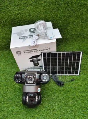 4g Solarpowered 3 Lens Survelliance Weatherproof, Pan-Tilt Camera