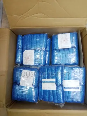 Dust Proof Blue Shoe Covers