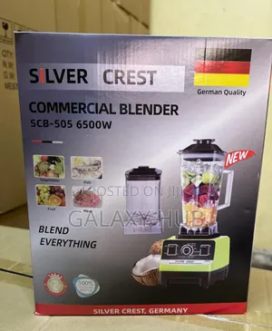 6500 Watts Silver Crest Commercial Blender