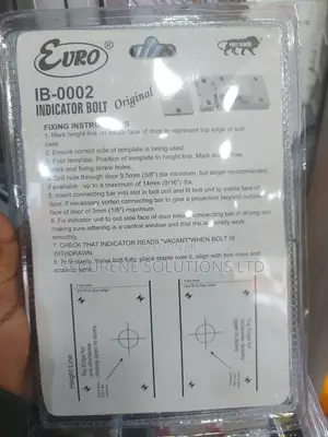Euro Brand Toilet Indicator Bolt