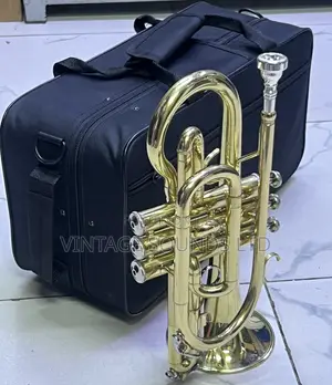 Yamaha Bb Gold Finish Cornet Brass Instrument