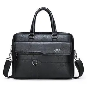 Jeep Leather Laptop Bag