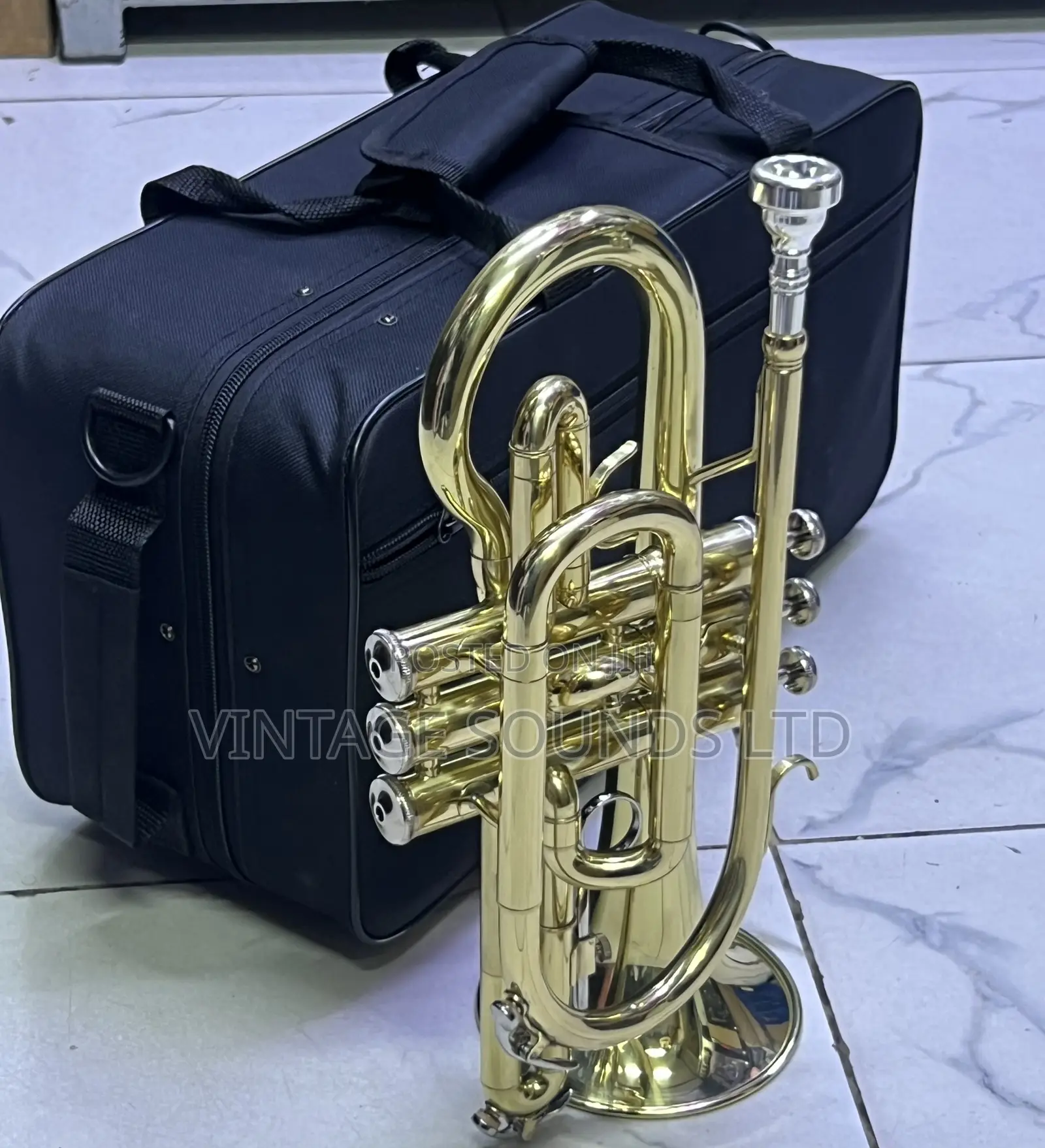 Yamaha Bb Cornet Instrument Set ( Gold Finish)