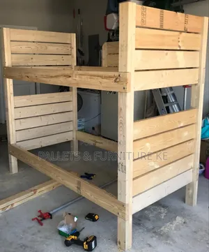 Cozy Pine Double Decker Bed