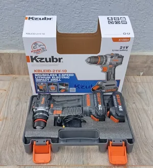 Kzubr Cordless Impact Drill/21v 2-Speed Brushless Electric Drill