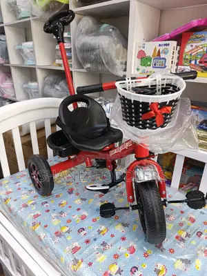 Guide-Push 3-Wheel Toddler Trike for Ages 2-4 — Sturdy Safe