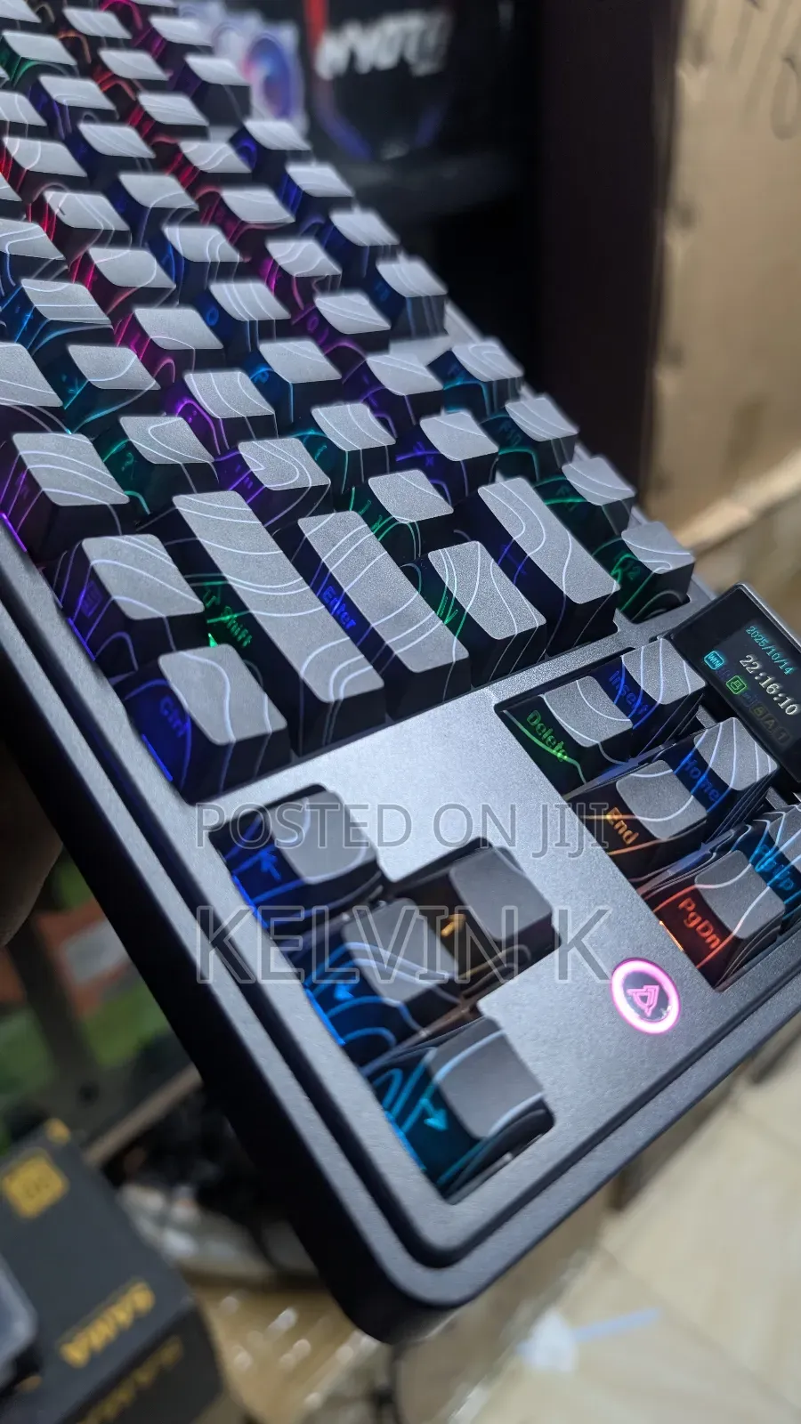 Ajazz Ak870 Plus Flaming Red Mechanical Gaming Keyboard
