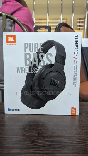 JBL Tune 710bt Wireless Over-Ear - Bluetooth Headphones (Black)