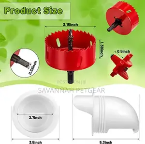 Automatic Plastic Poultry Feeders for Chicken, Broilers - 10 Pieces