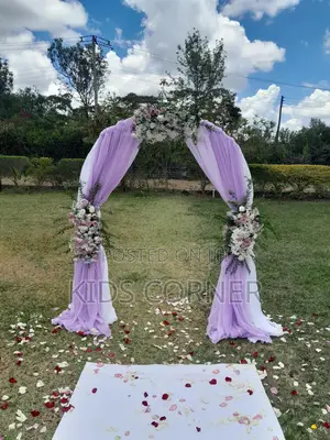 Wedding Welcome Arch Backdrop
