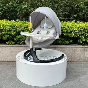 Electric Baby Swing With Remote Control Net Gentle Side Sway +