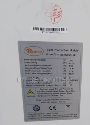 210 Renepv 210 Watts Solar Panels
