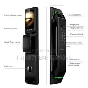 3d Face Recognition Electric Digital Lock Aluminum Alloy Smart Lock