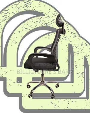 Quiet-Roll Secretarial Mesh Chair | Swivel Base