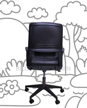 Black Ergonomic Mesh Office Chair | Heavy-Duty Headrest Support