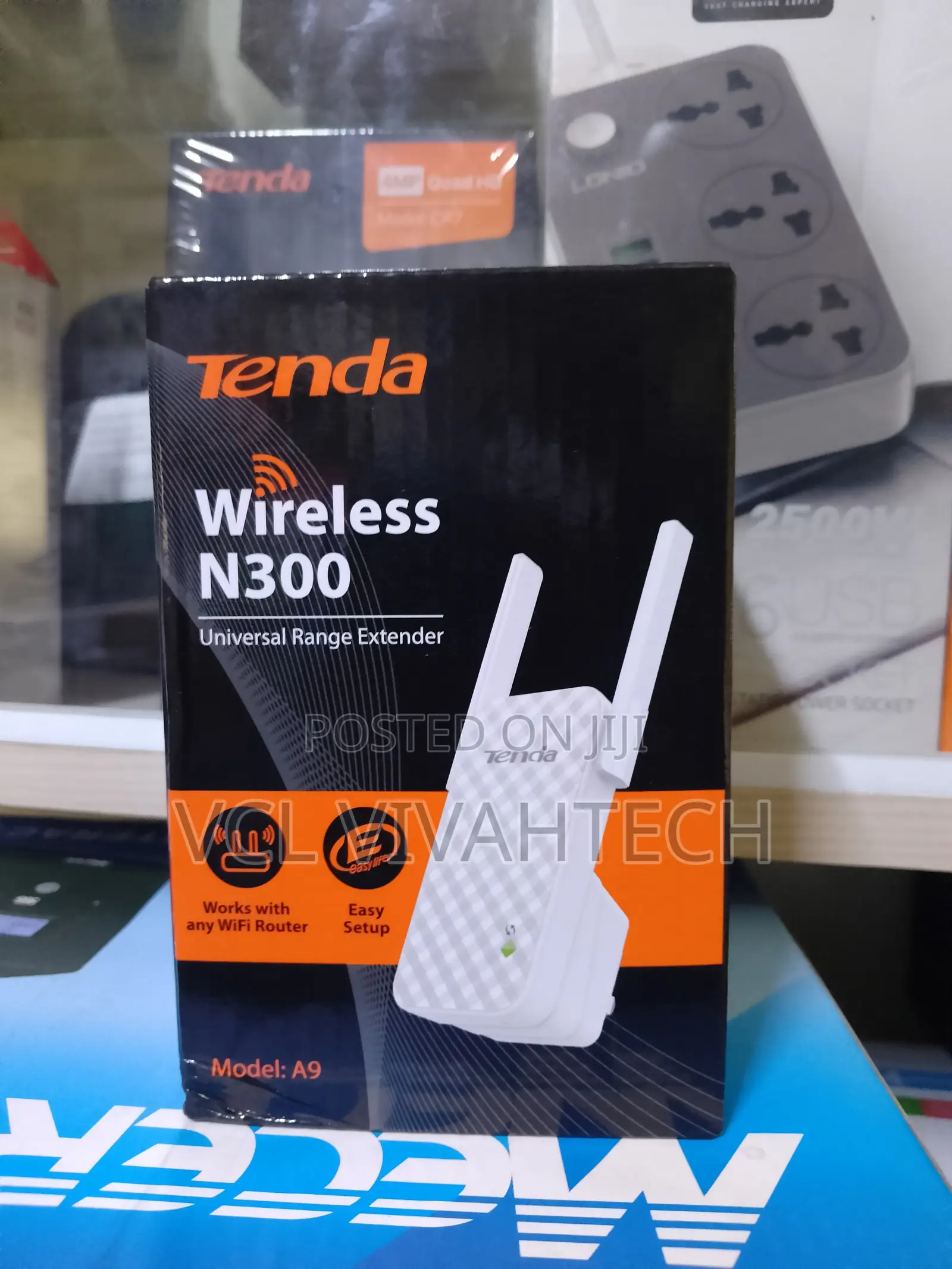 Tenda A9 Wireless Wifi Repeater 300 Mbps,
