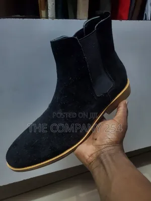 Quality Leather Handmade Sued Chelsea Boots