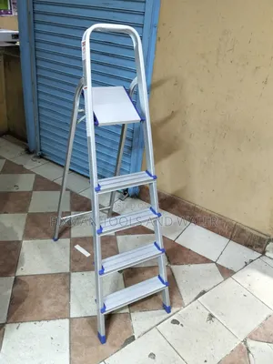 Heavy Duty Aluminum Step Ladder 5 Step 🪜 150 Kg Holding