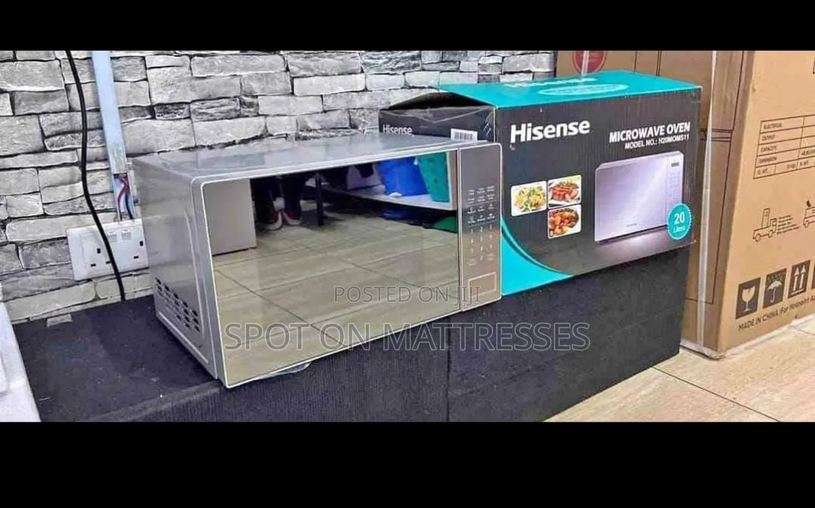 Hisense 20litres Digital Microwave (Silver) + Free Delivery.