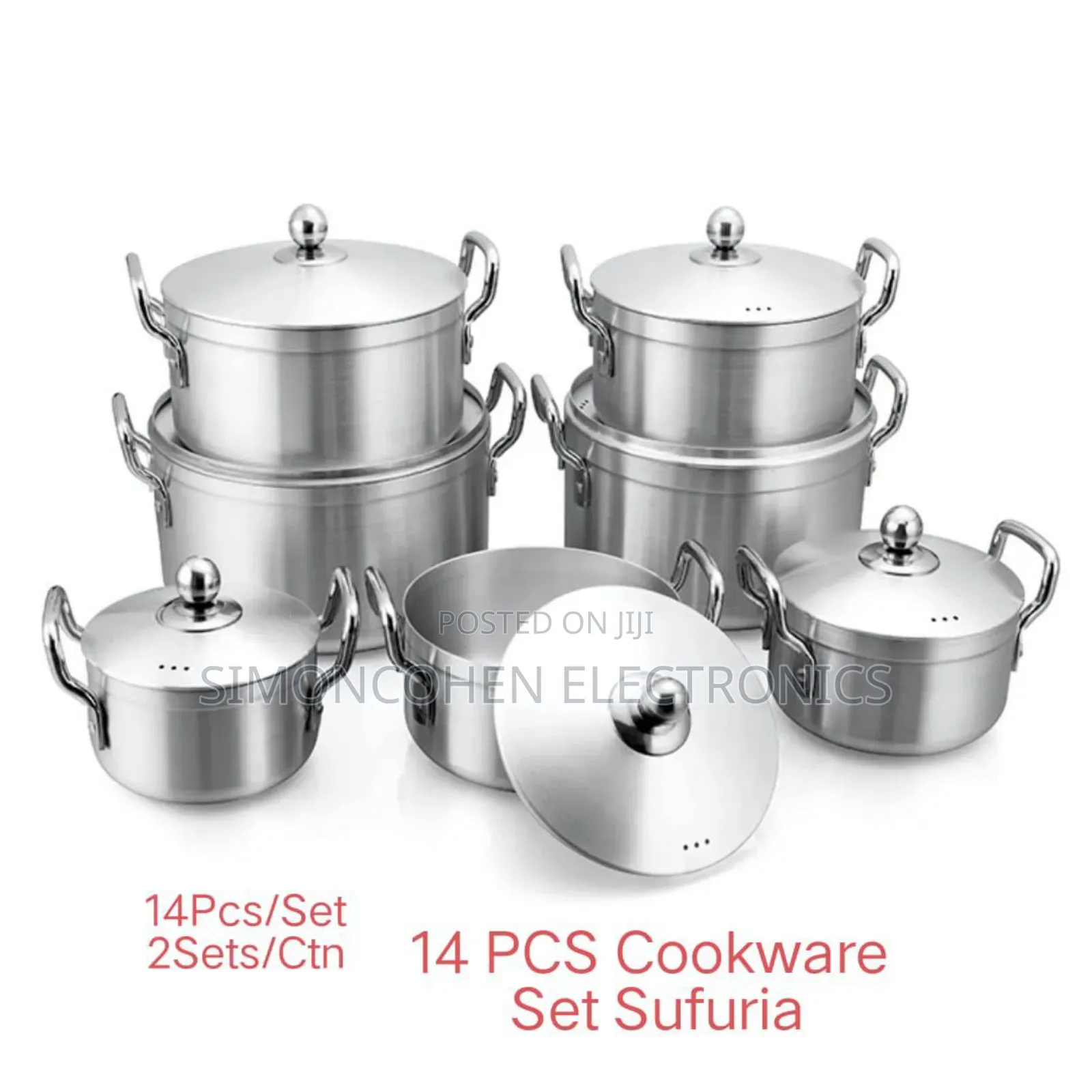 Great Star 14pc Stainless Steel Cookware Set