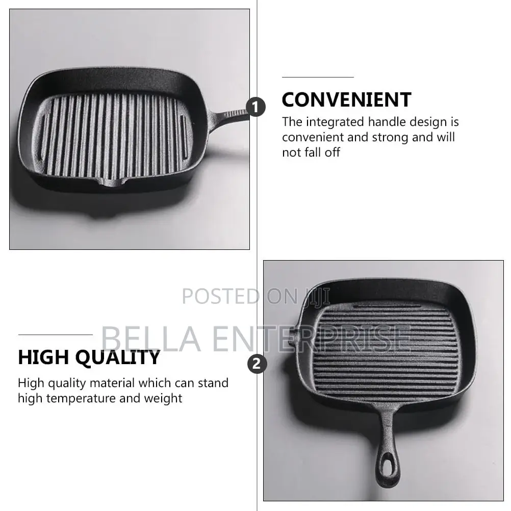 Thickened Cast Iron Steak Pan