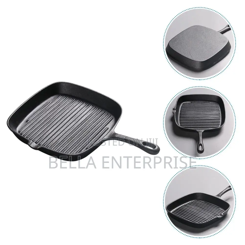 Thickened Cast Iron Steak Pan