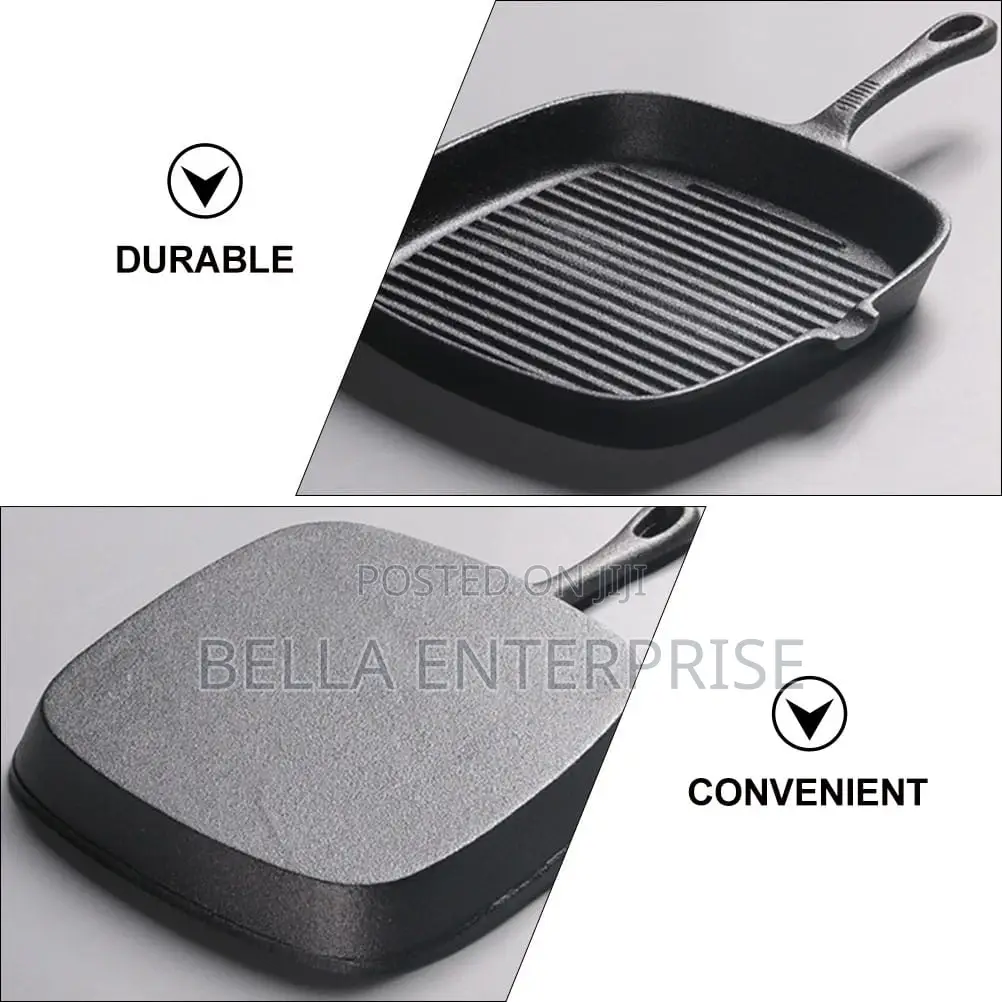 Thickened Cast Iron Steak Pan