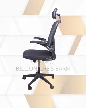 Grey Ergonomic Office Chair | High-Back Steel Frame