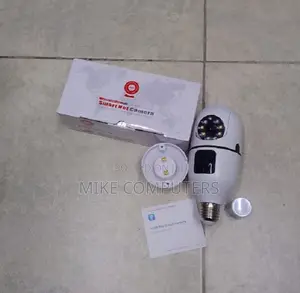 Wireless Indoor Bulb Camera Dual Lens Hd Night Vision Ip Camera