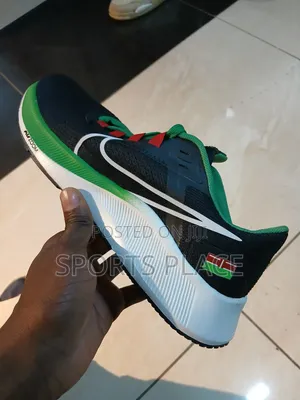 Kenya Black Sports Shoes for Running and Gym