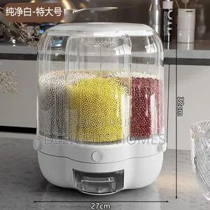 10kg 360 Degree Rotating 6 Grid Cereal Dispenser-Sp