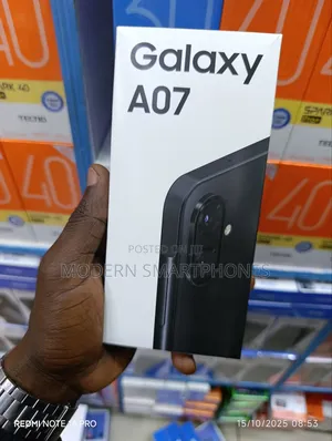 New Samsung Galaxy A07 4G 64 GB Black