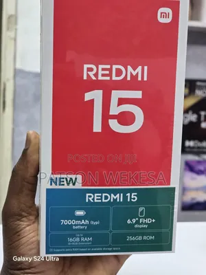 New Xiaomi Redmi 15 128 GB Black