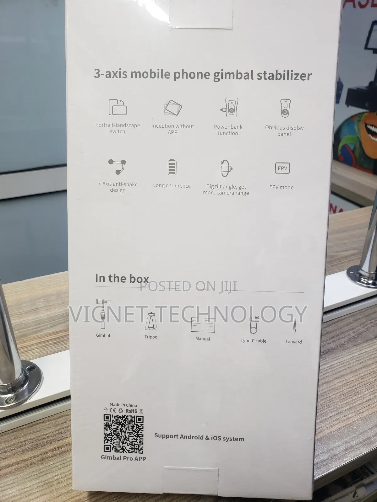 Mobile Stabilizer Gimbal With 3 Axis