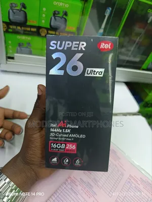 New Itel S26 Ultra 256 GB Black