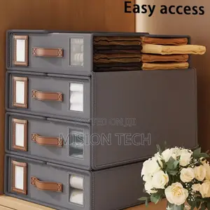 *Stackable Fabric Closet Storage Organizer Box*
☆