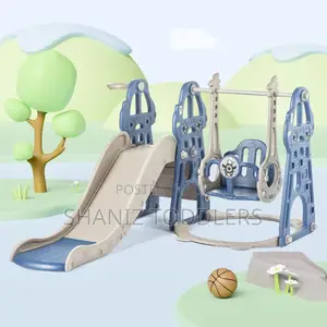 2. Homeplay Combo – Slide, Swing Climb In One
