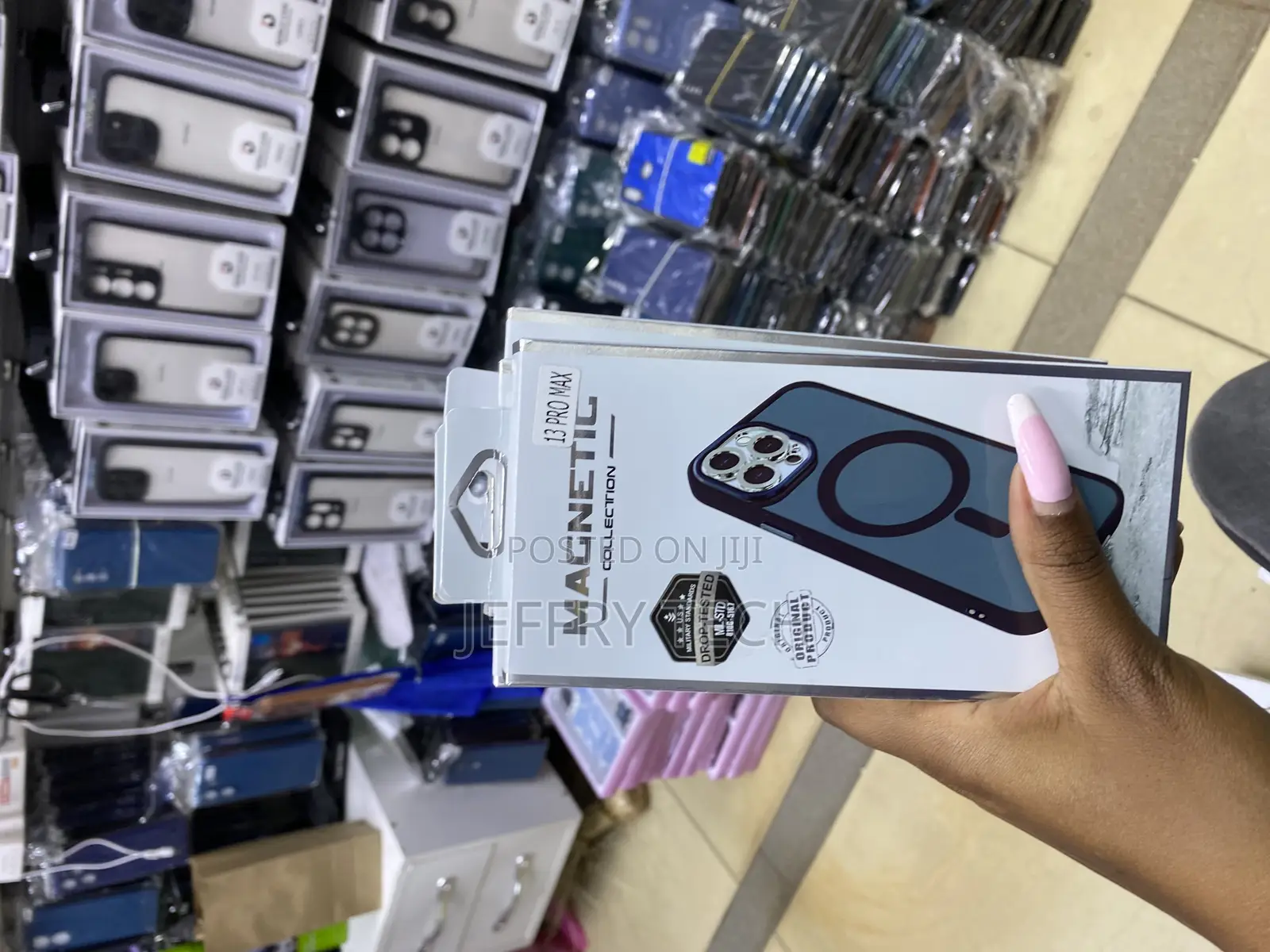 Maozis iPhone 13 Pro Max Case Compatible With Magsafe Transluscent